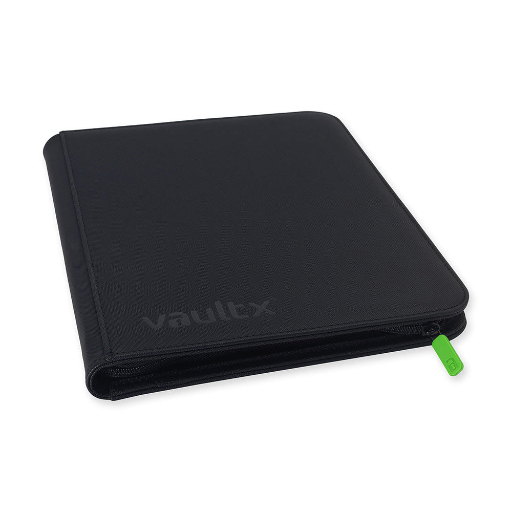 Vault X 9-Pocket Exo-Tec Zip Binder - Black