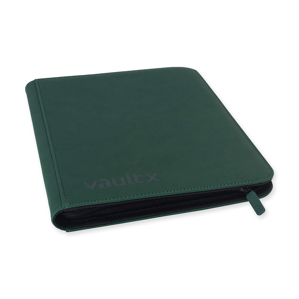 Vault X 9-Pocket Exo-Tec Zip Binder - Green