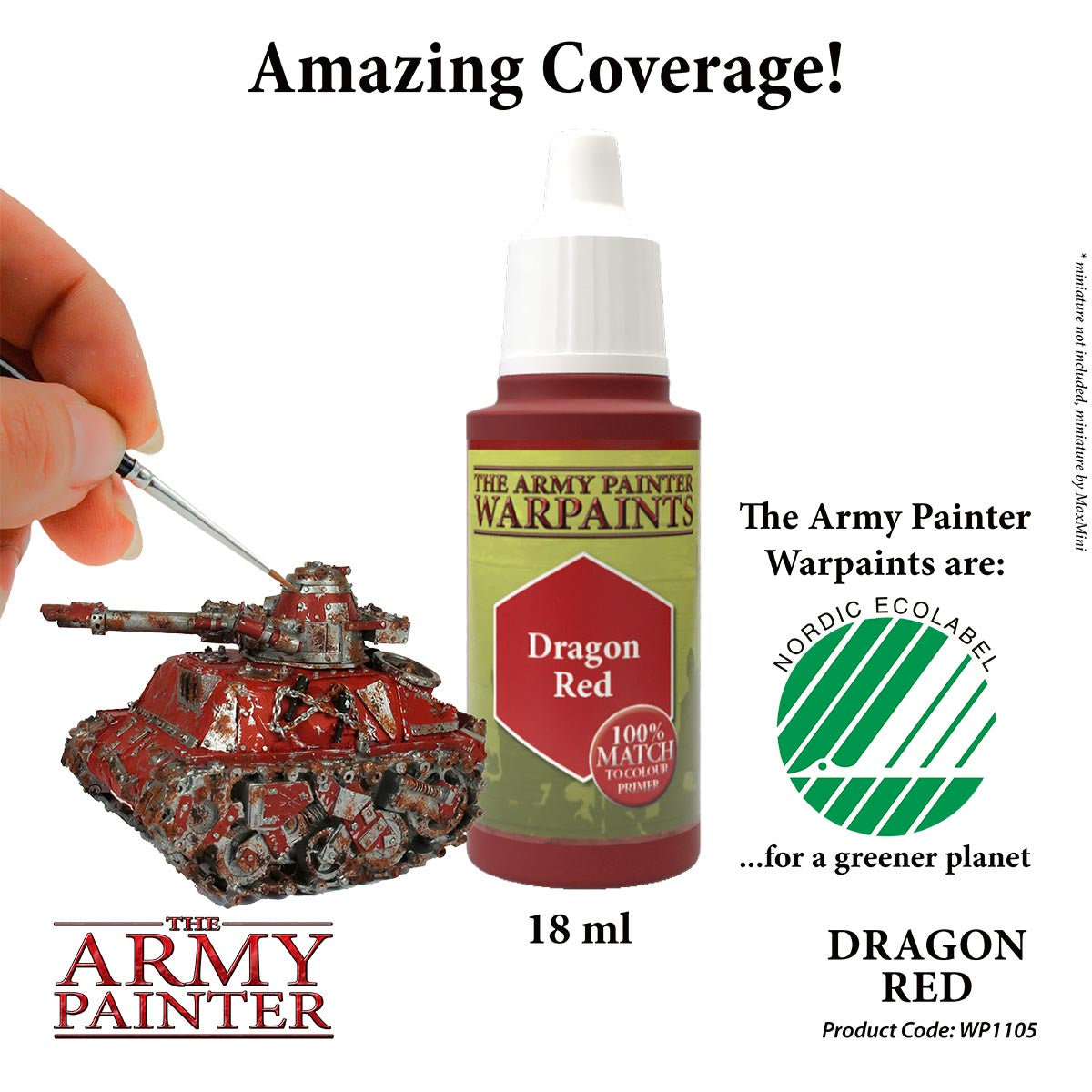 The Army Painter Warpaints - Dragon Red (18ml) WP1105