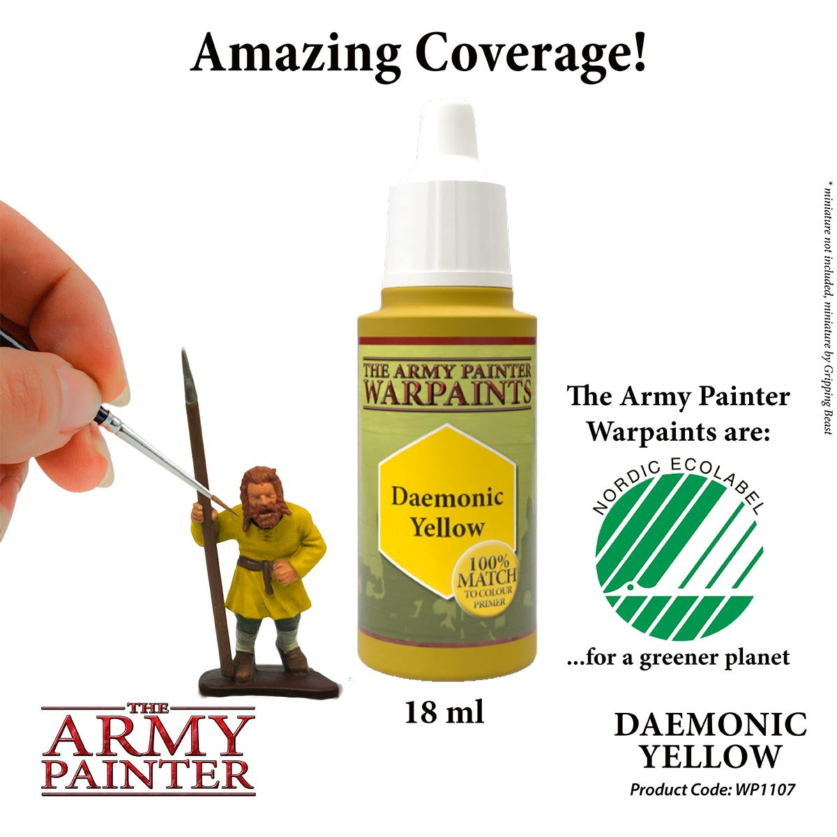 The Army Painter Warpaints - Daemonic Yellow (18ml) WP1107