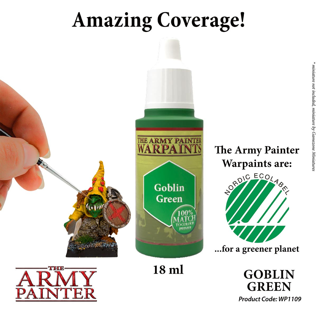 The Army Painter Warpaints - Goblin Green (18ml) WP1109