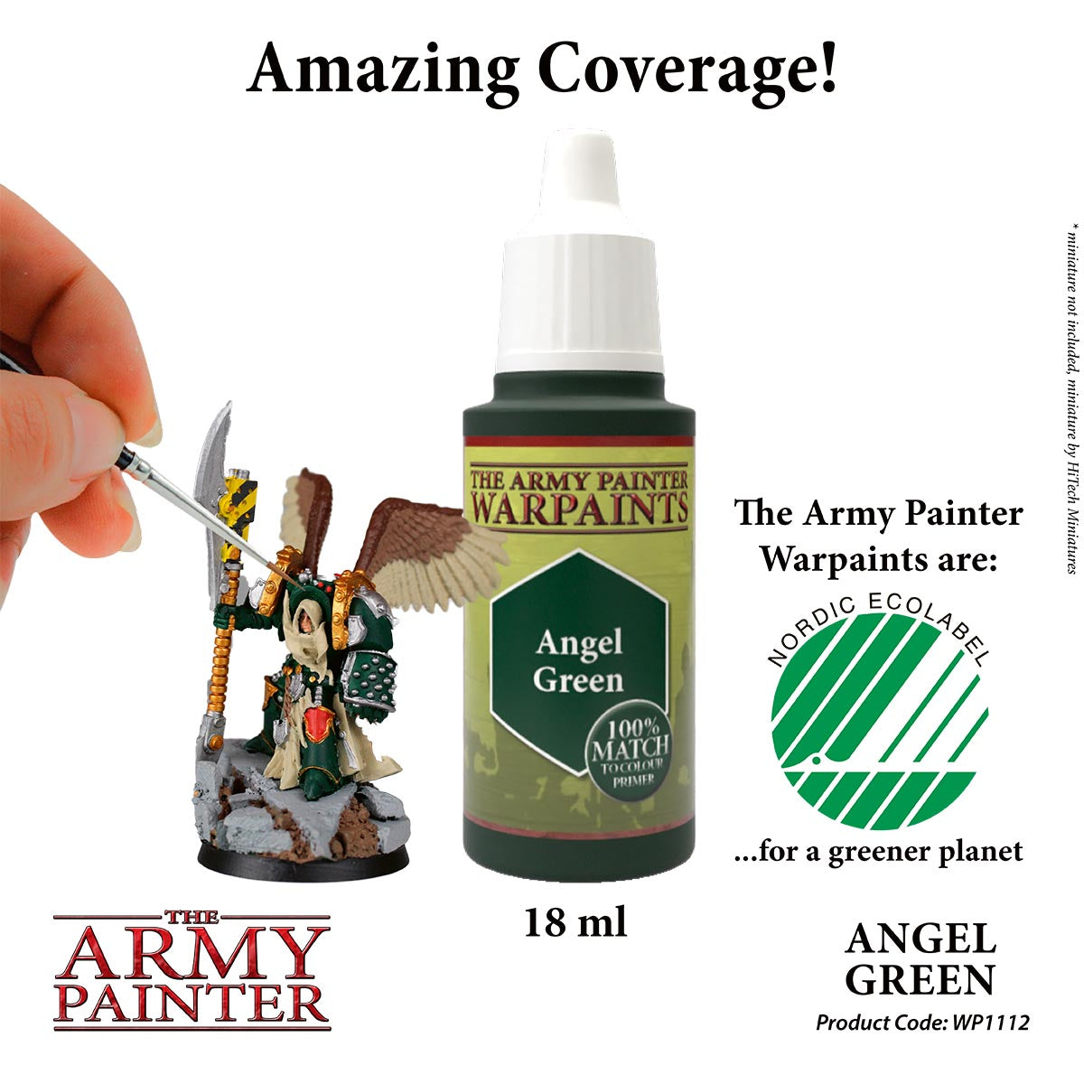 The Army Painter Warpaints - Angel Green (18ml) WP1112