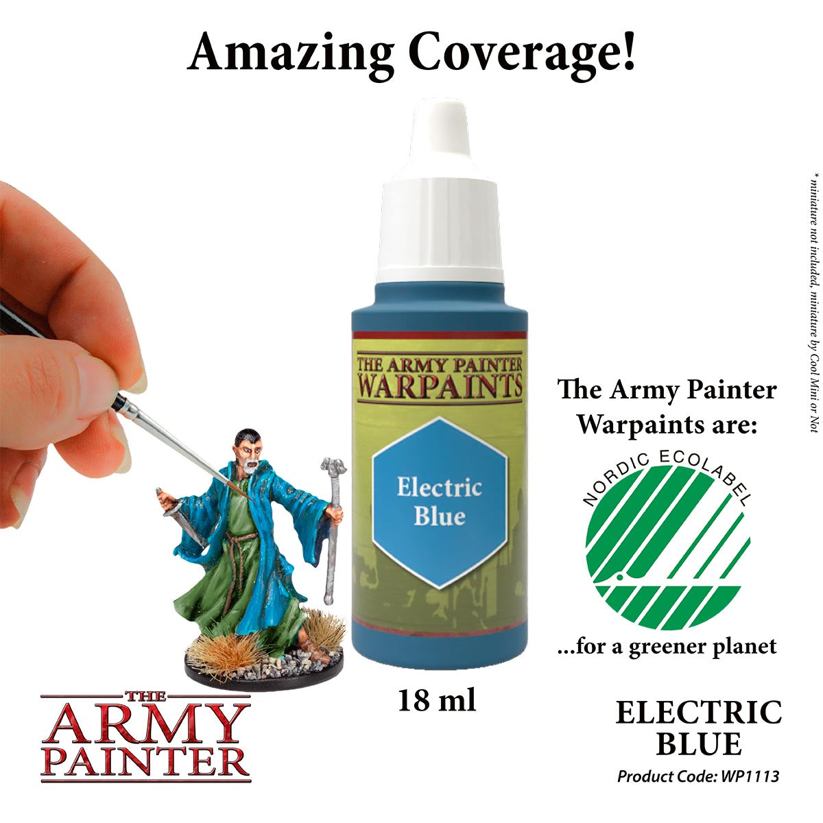The Army Painter Warpaints - Electric Blue (18ml) WP1113