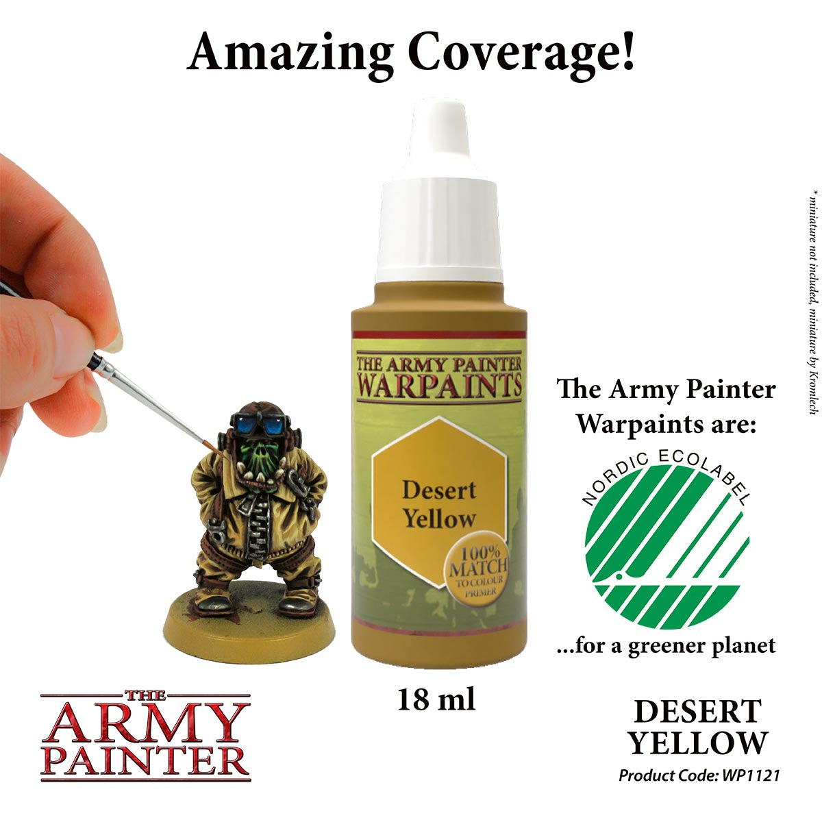 The Army Painter Warpaints - Desert Yellow (18ml) WP1121