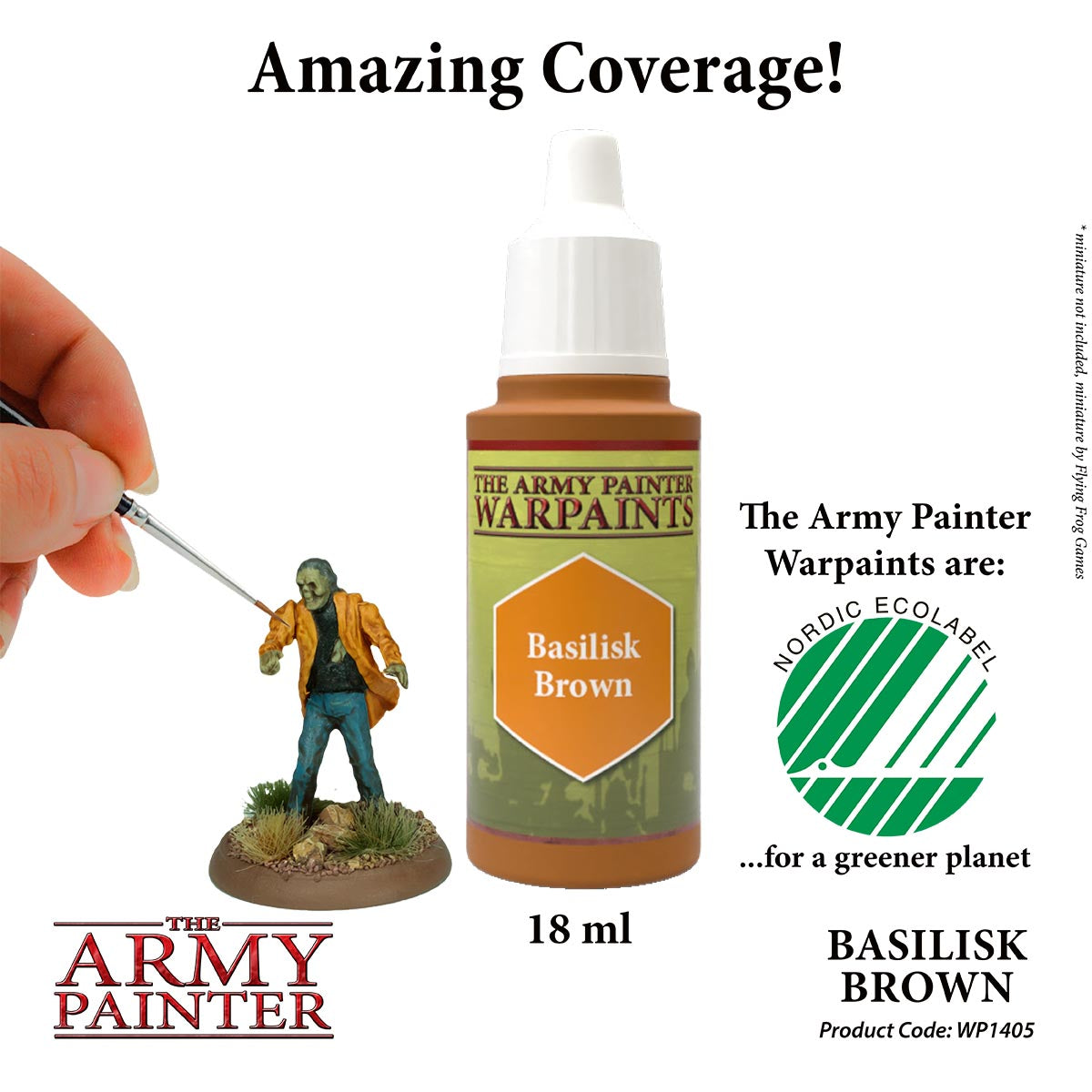 The Army Painter Warpaints - Basilisk Brown (18ml) WP1405