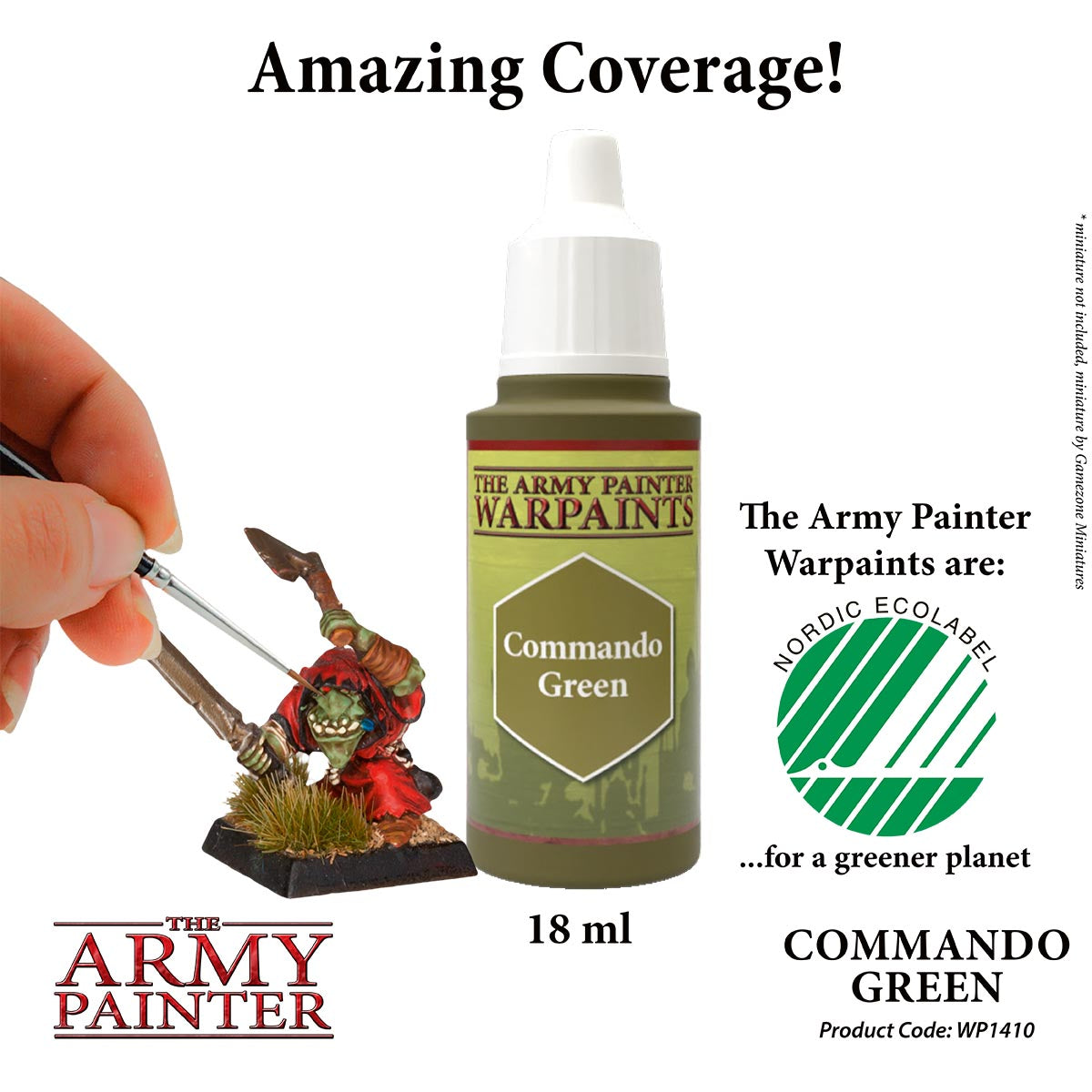 The Army Painter Warpaints - Commando Green (18ml) WP1410