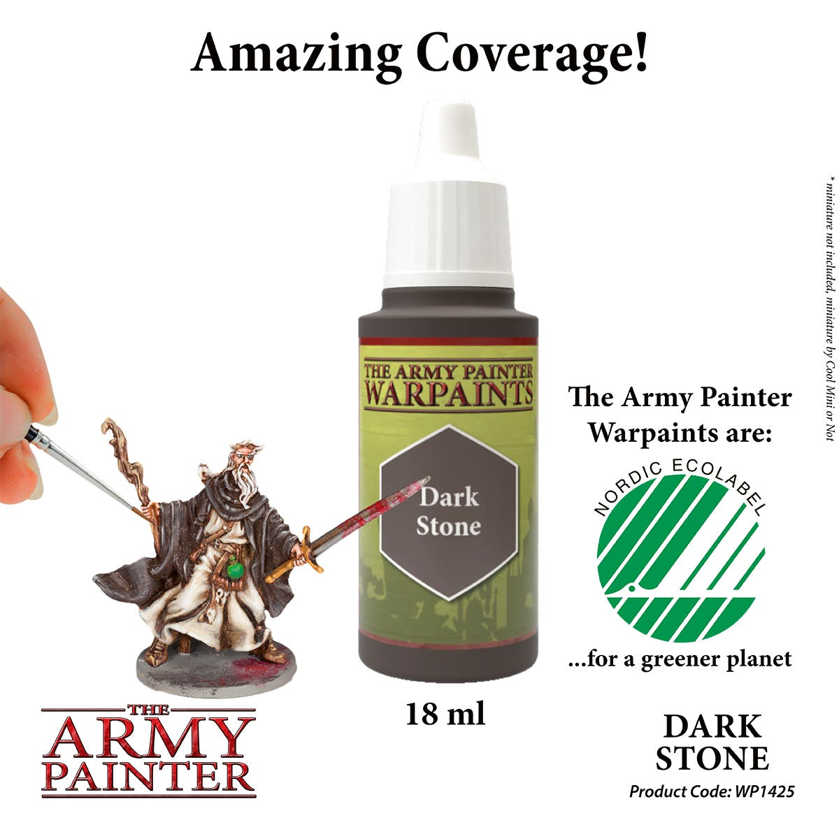 The Army Painter Warpaints - Dark Stone (18ml) WP1425