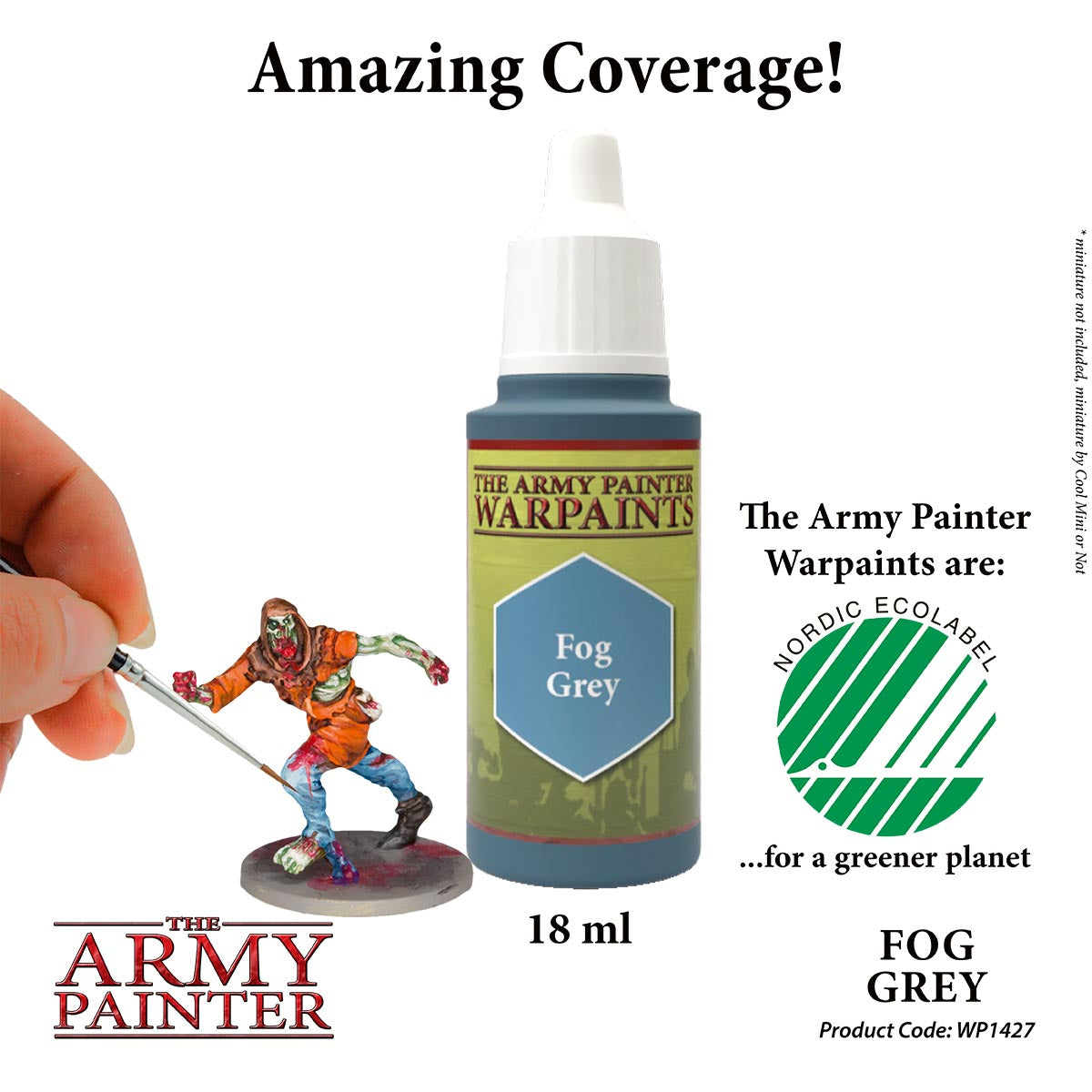 The Army Painter Warpaints - Fog Grey (18ml) WP1427