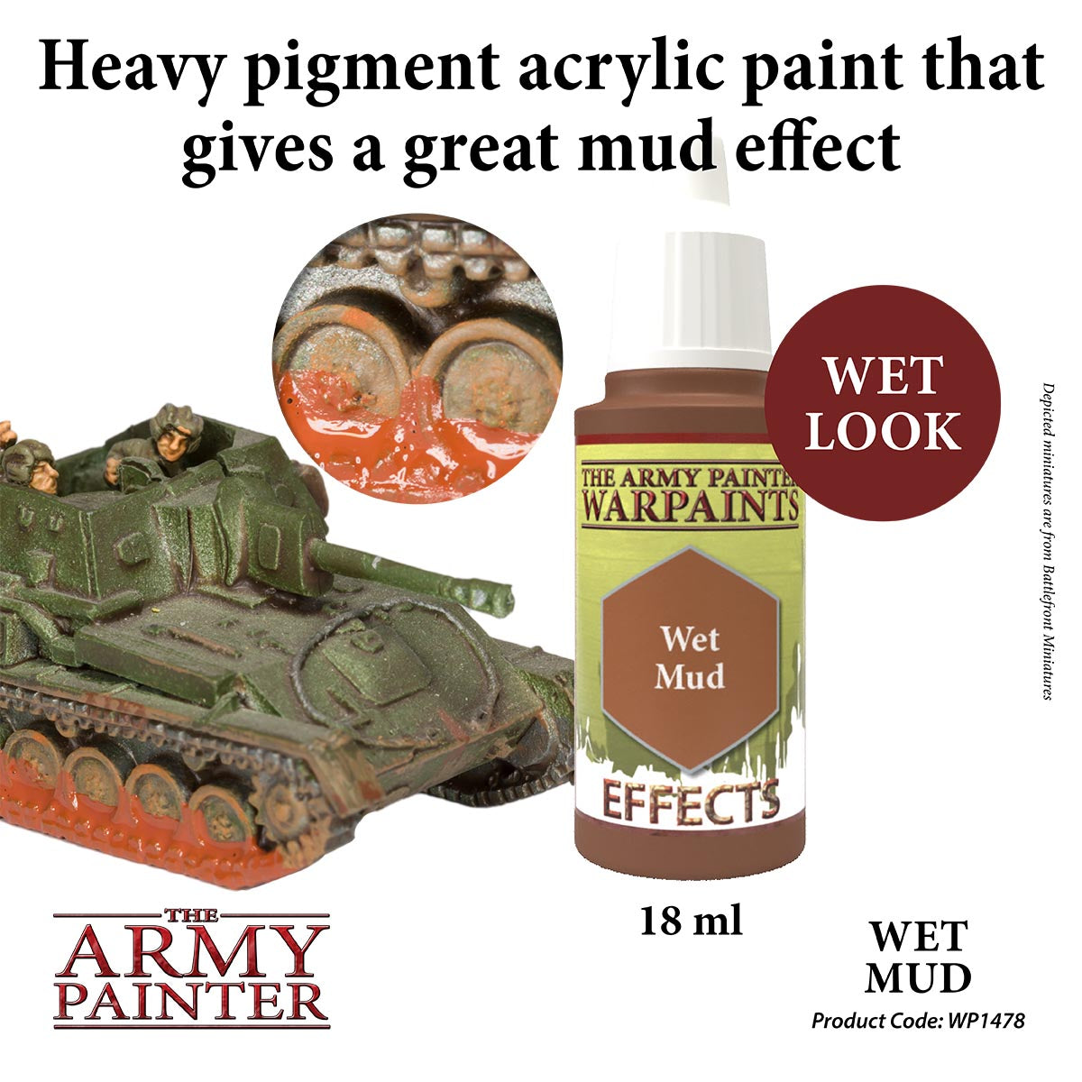 The Army Painter Warpaints - Wet Mud (18ml) WP1478