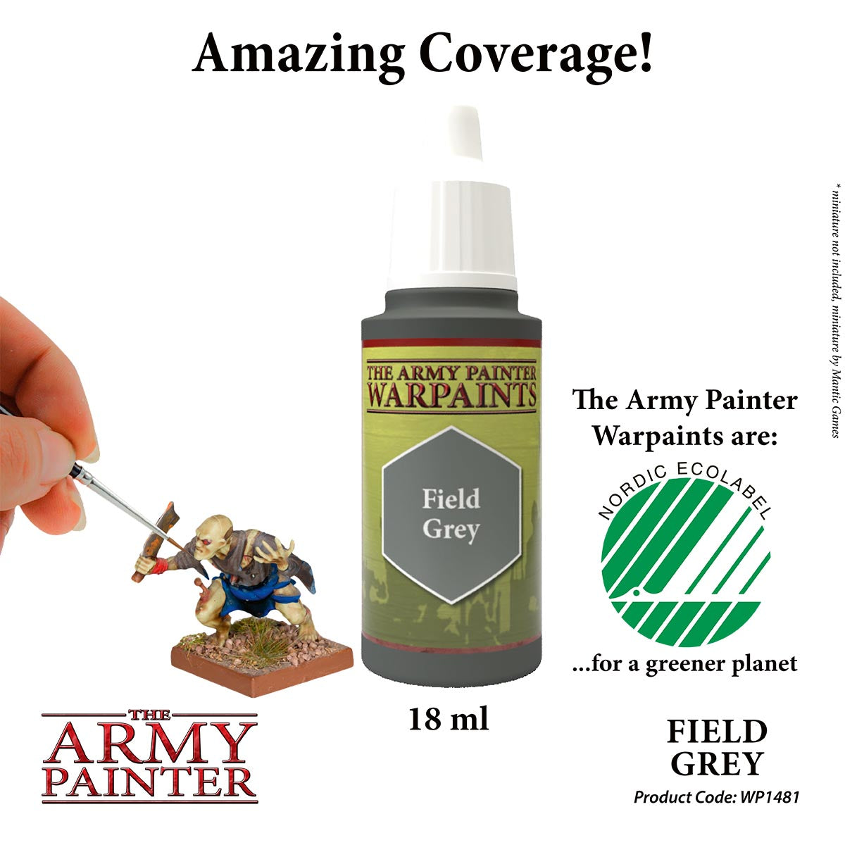 The Army Painter Warpaints - Field Grey (18ml) WP1481