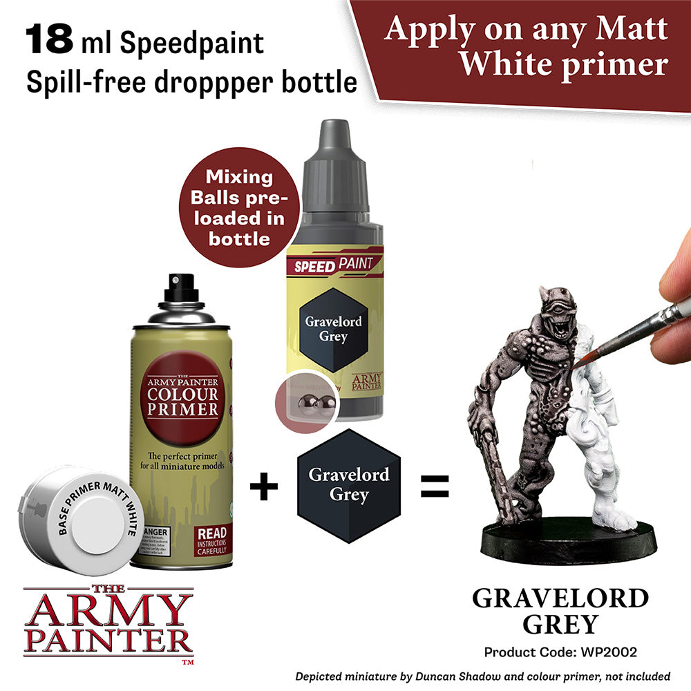 The Army Painter Speedpaints - Gravelord Grey (18ml) WP2002