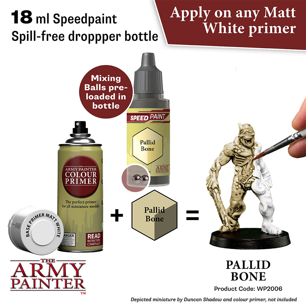 The Army Painter Speedpaints - Pallid Bone (18ml) WP2006