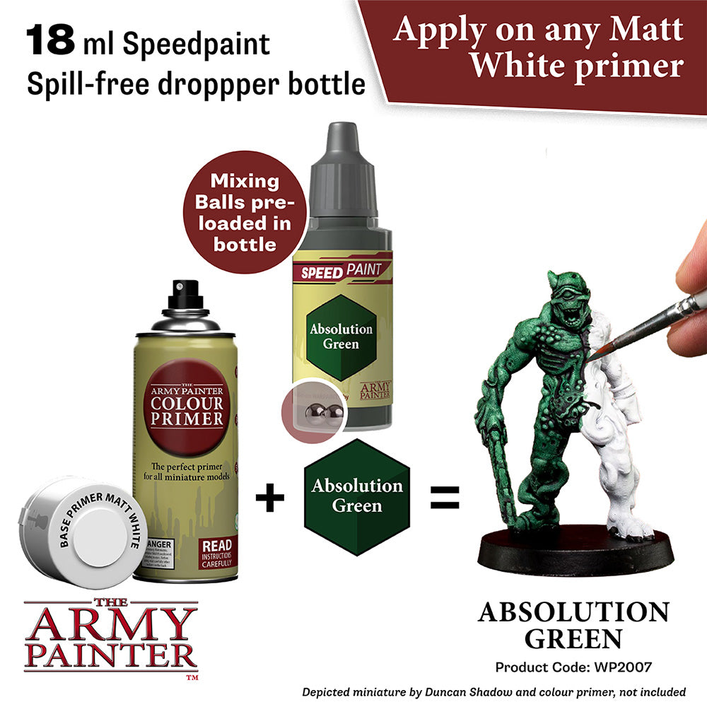 The Army Painter Speedpaints - Absolution Green (18ml) WP2007