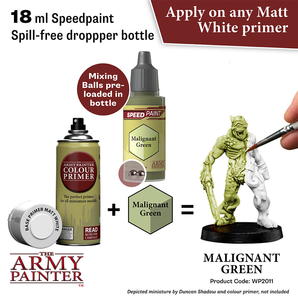 The Army Painter Speedpaints - Malignant Green (18ml) WP2011