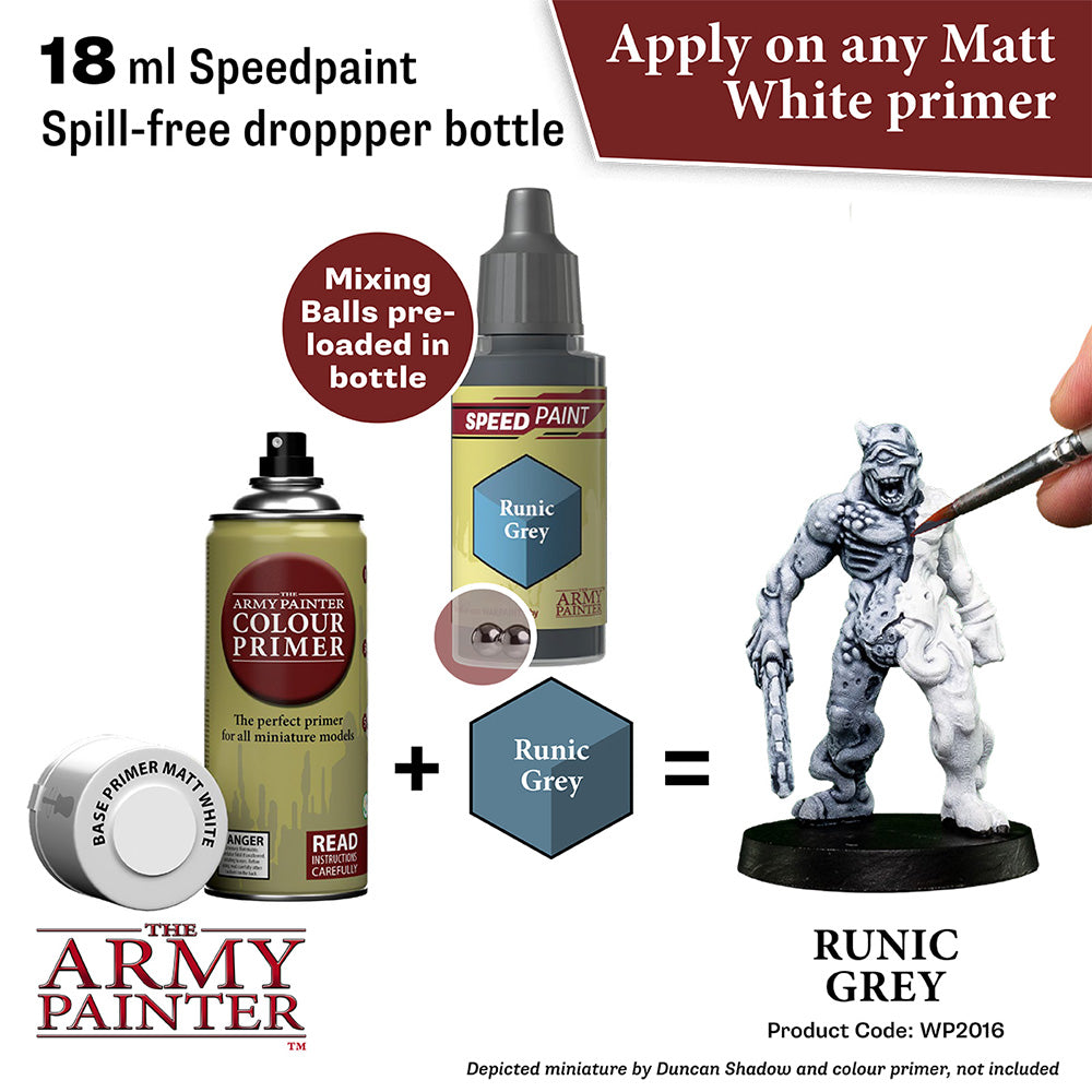 The Army Painter Speedpaints - Runic Grey (18ml) WP2016
