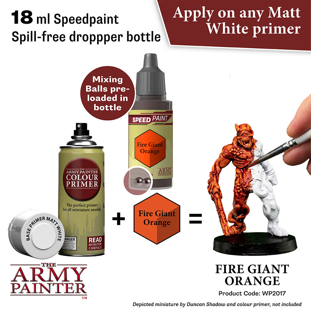 The Army Painter Speedpaints - Fire Giant Orange (18ml) WP2017