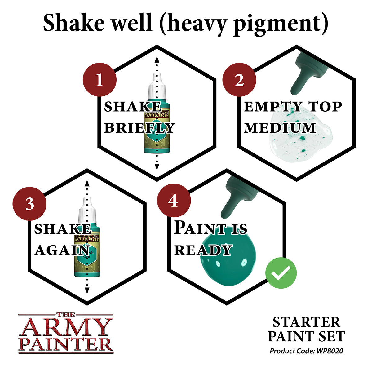 The Army Painter - Warpaints Starter Paint Set WP8020