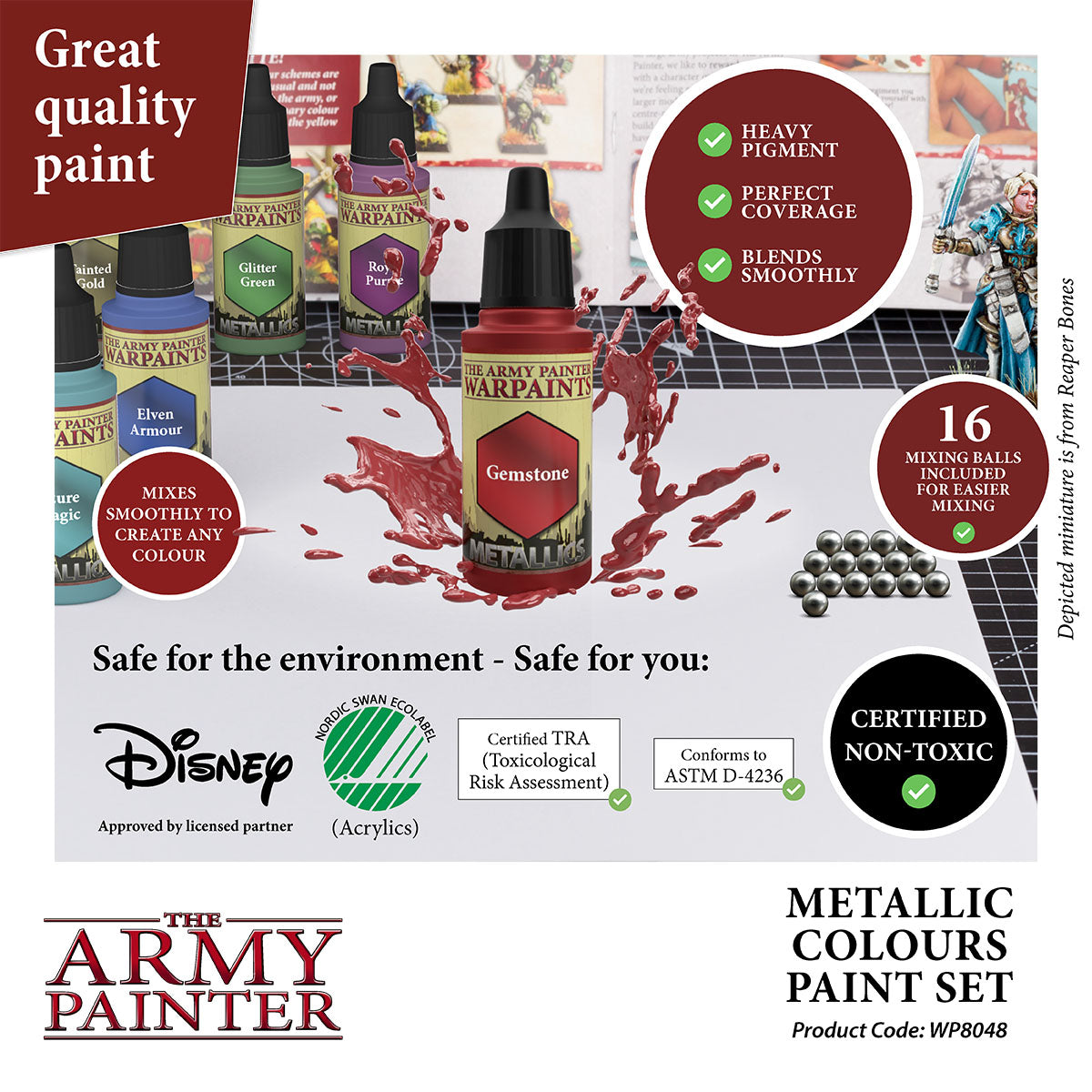 The Army Painter - Metallic Colours Paint Set WP8048