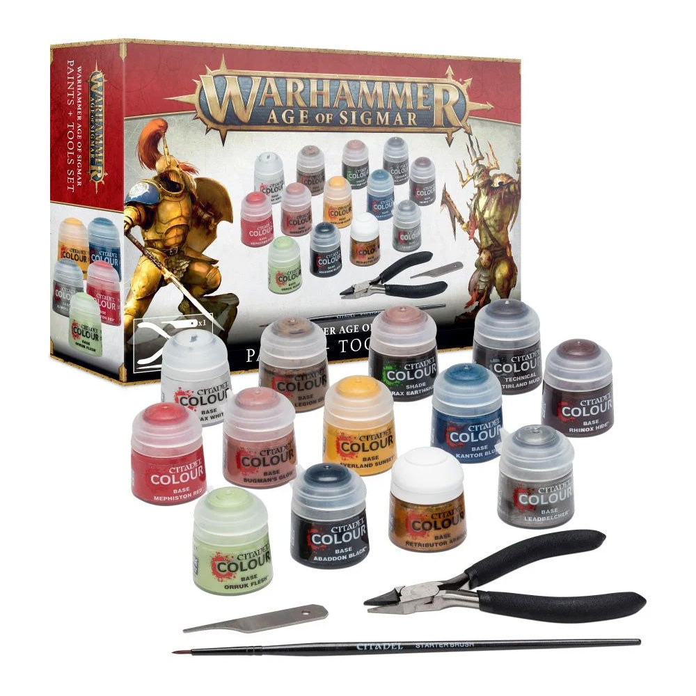 Warhammer Age of Sigmar - Paint + Tools Set