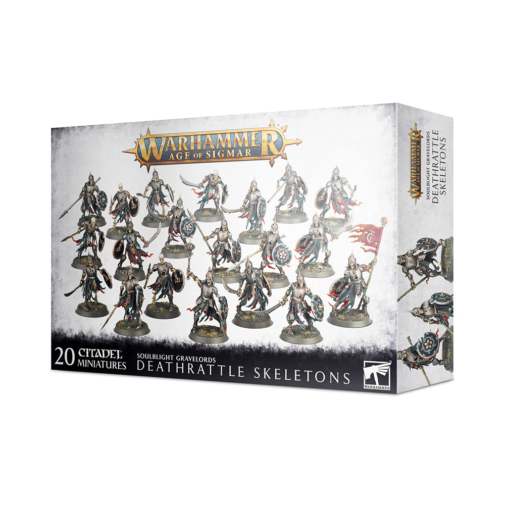 Warhammer Age of Sigmar - Soulblight Gravelords Deathrattle Skeleton Warriors